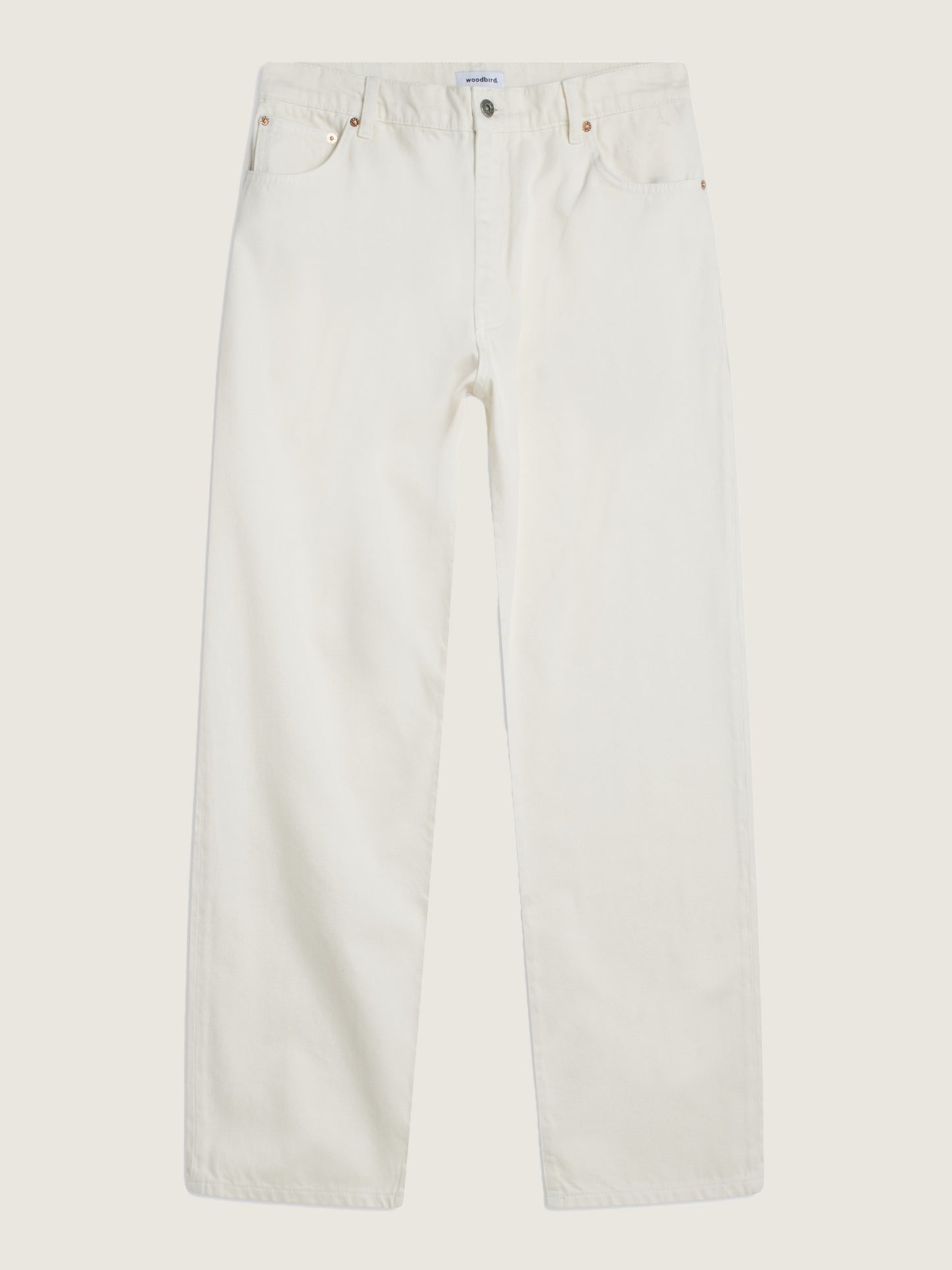 Woodbird Leroy Twill Pants Jeans Off White