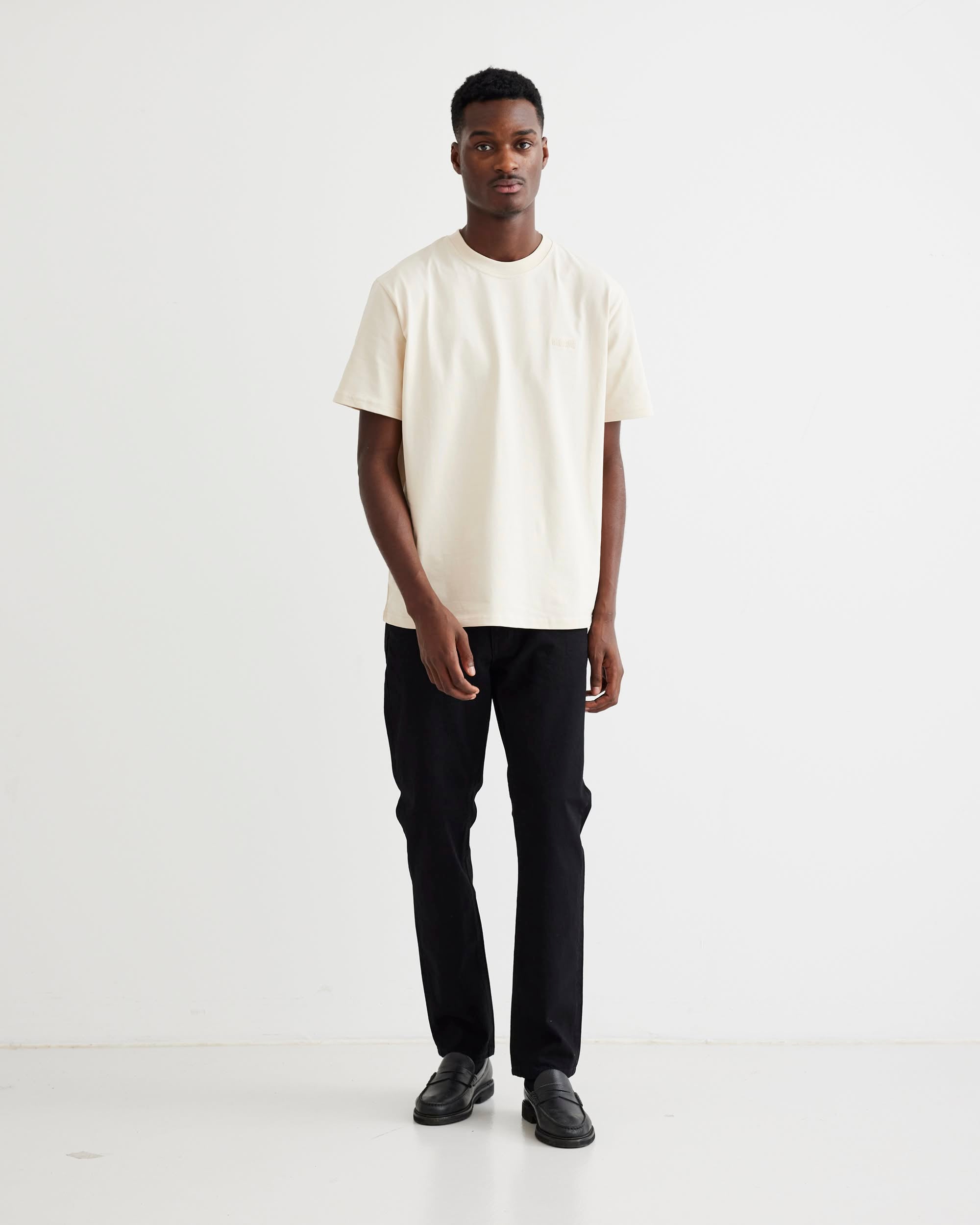 Woodbird WBBaine Base tee T-Shirts Off White