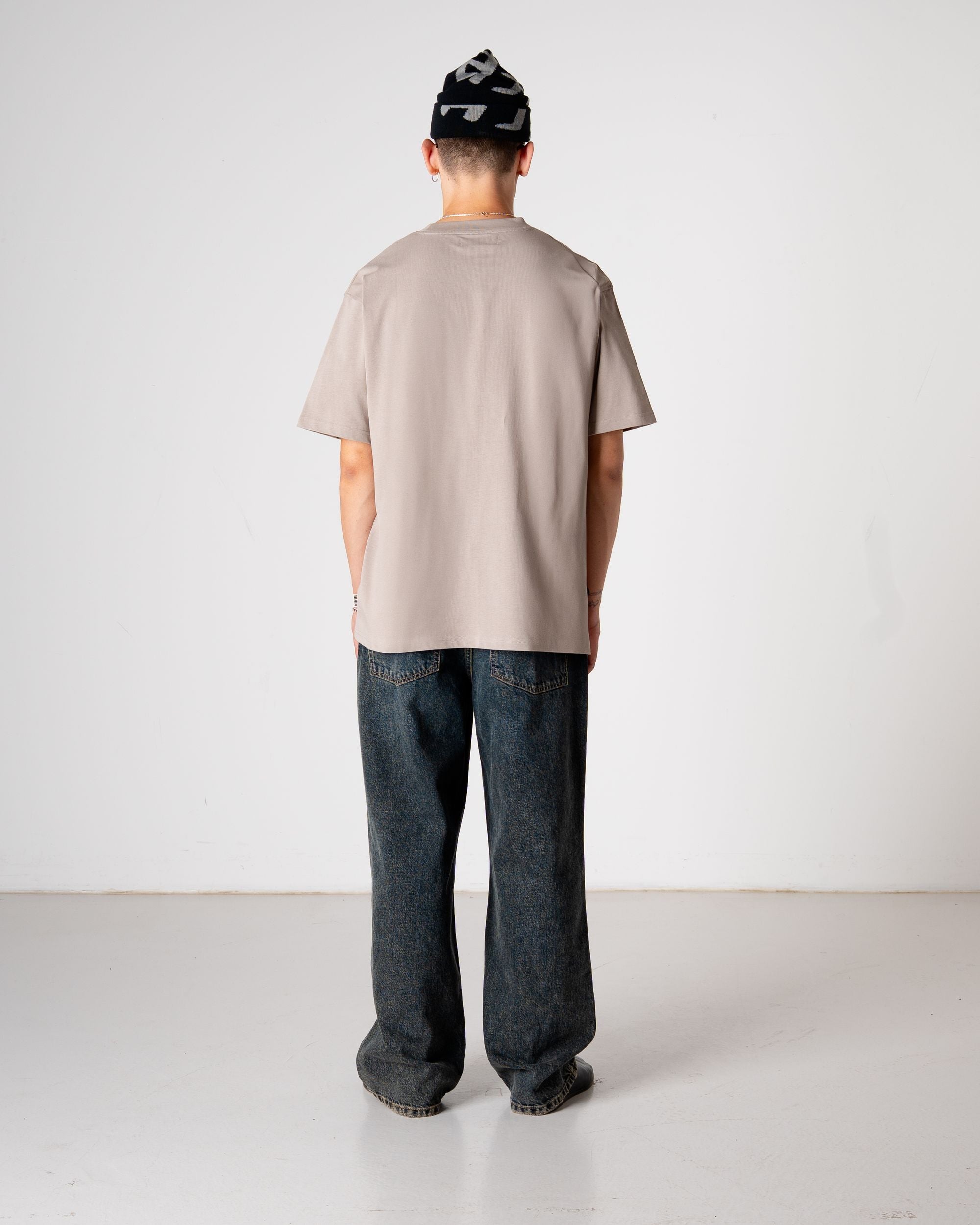 Woodbird WBBaine Base tee T-Shirts Stone