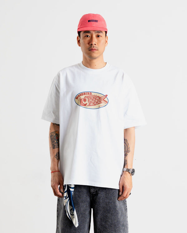 Woodbird WBBaine Catch Tee T-Shirts White