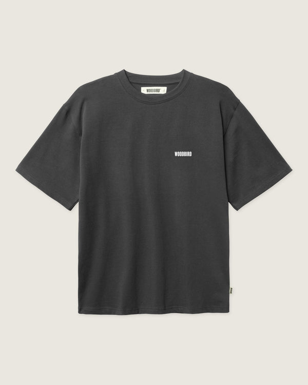 Woodbird WBBaine Founded Tee T-Shirts Asphalt