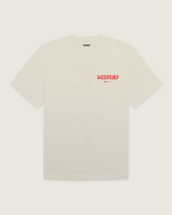 Woodbird WBBaine Serve Tee T-Shirts Off White