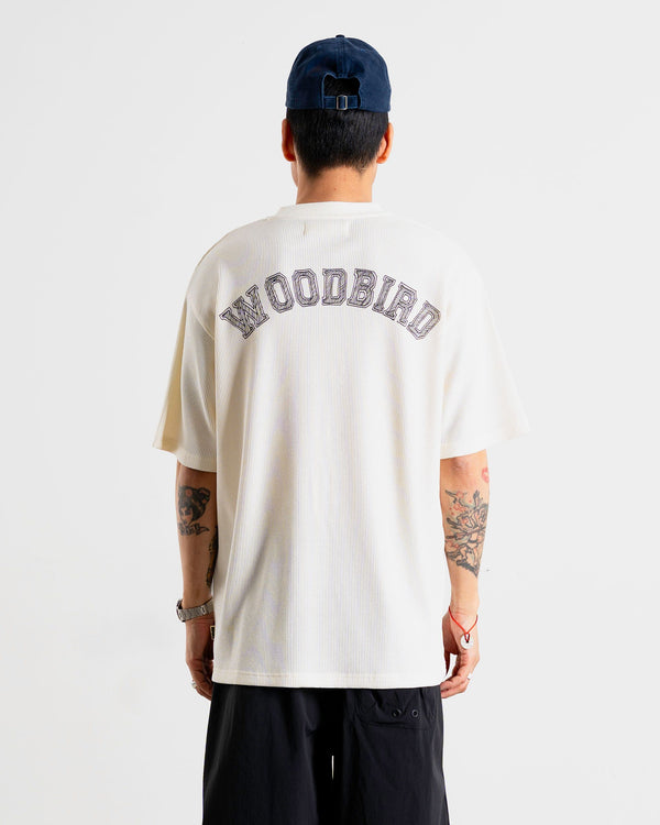 Woodbird WBBaine Waffel Tee T-Shirts Off White