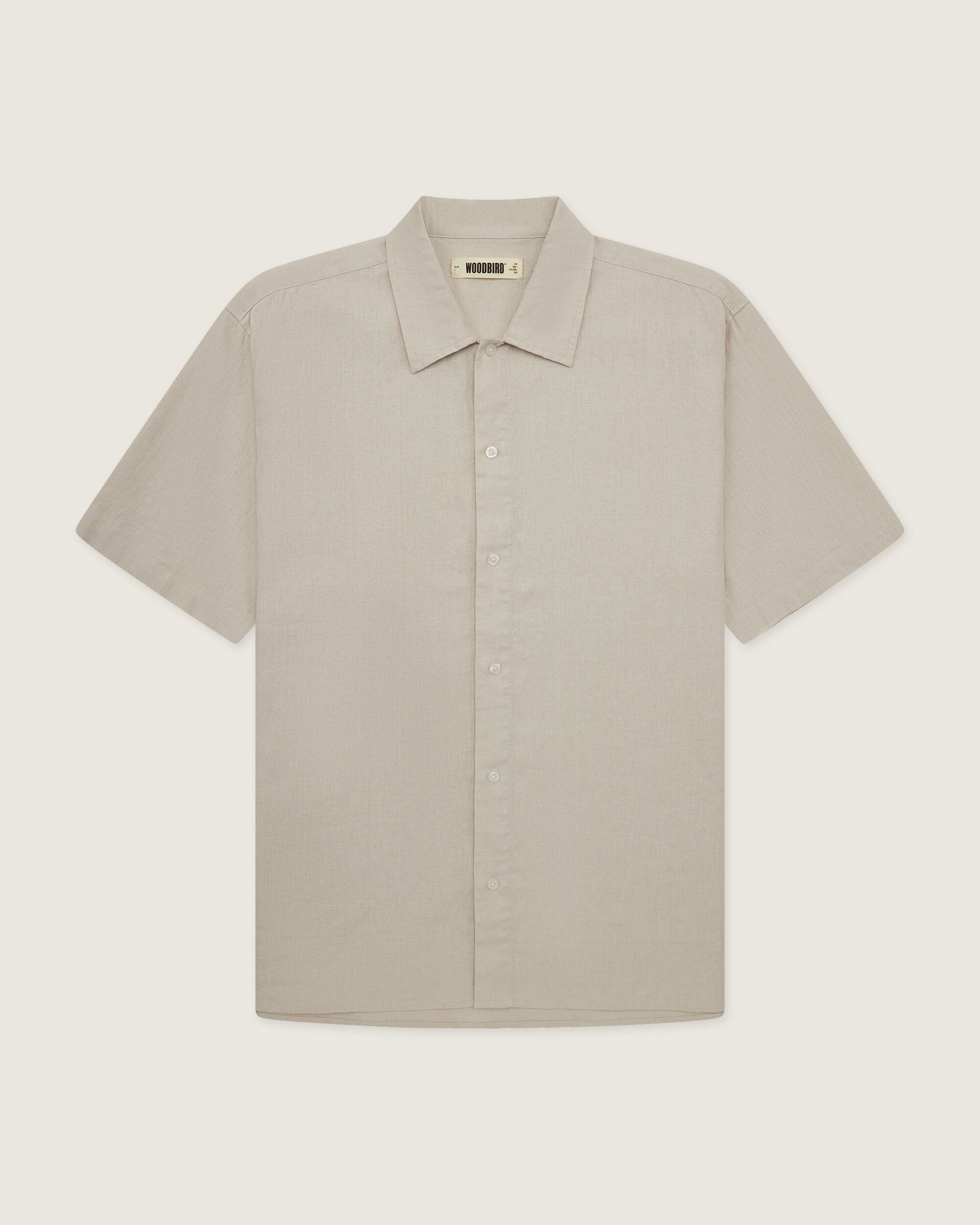 WBBanks Linen Shirt - Sand – Woodbird