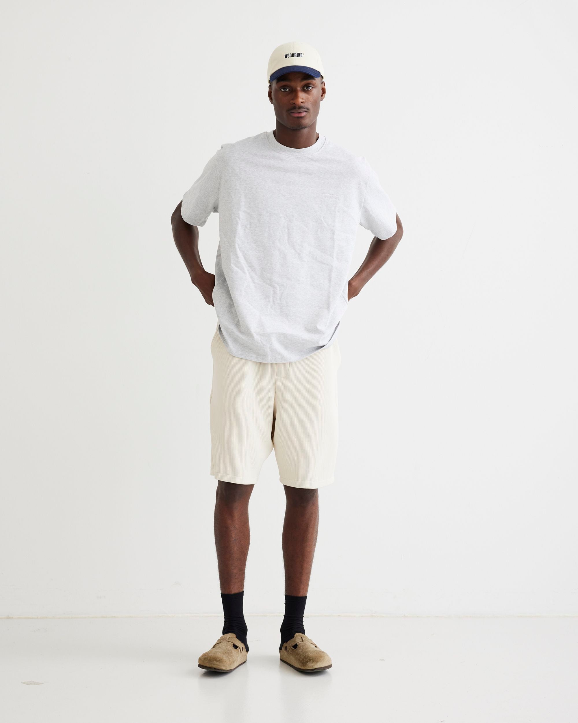 Woodbird WBBen Plisse Shorts Shorts Off White