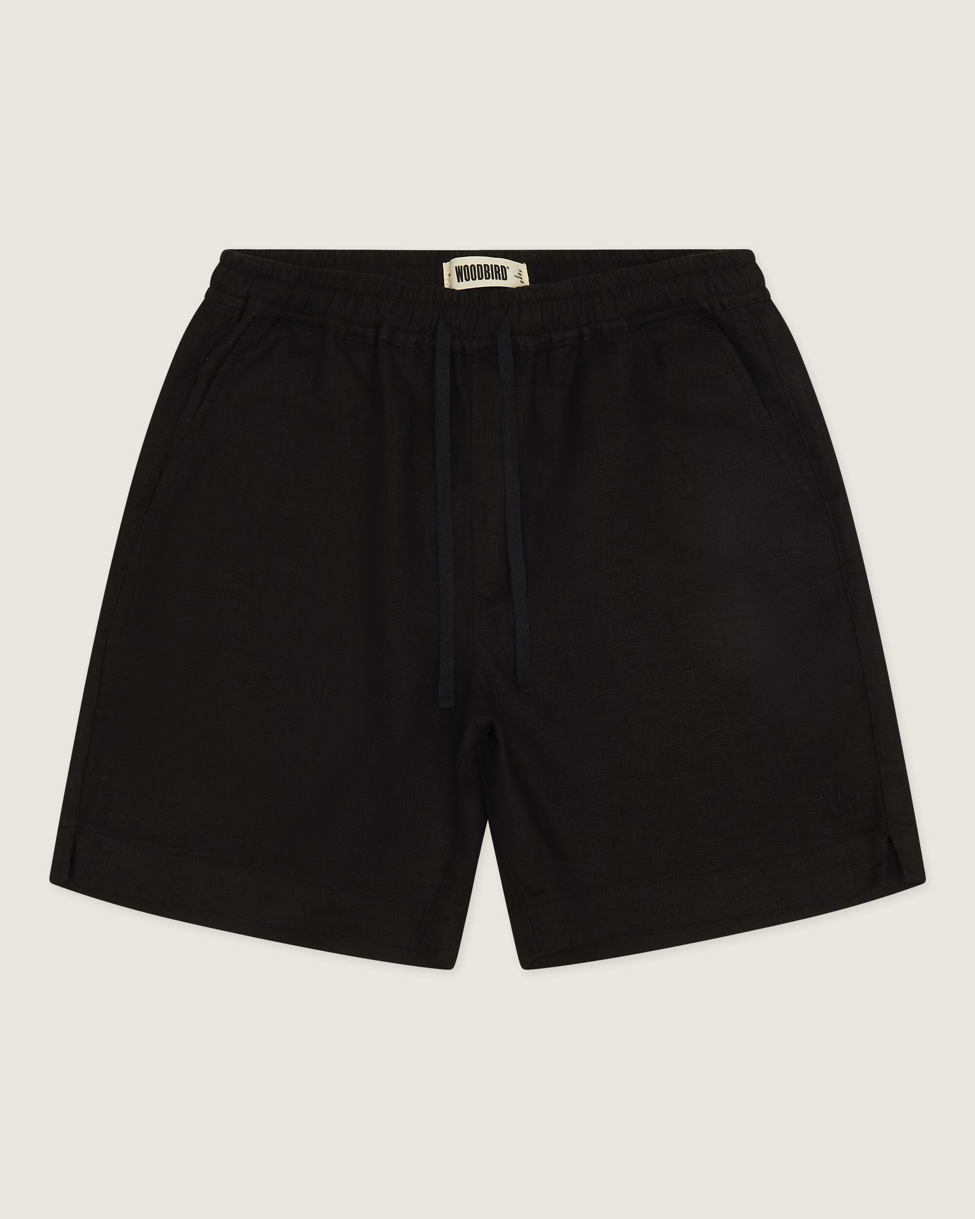 Woodbird WBBommy Linen Shorts Shorts Black