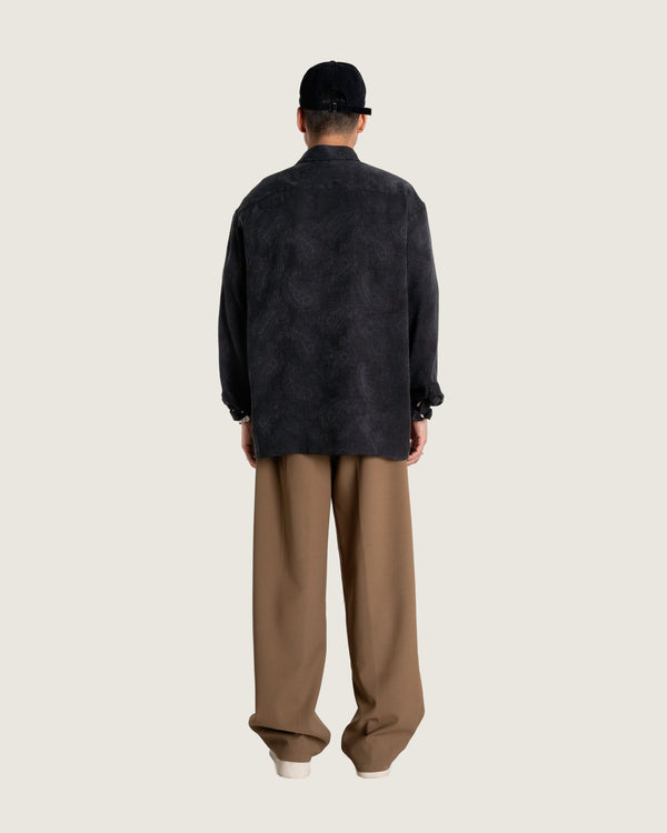 Woodbird WBBuzo Paisley Shirt Shirts Black