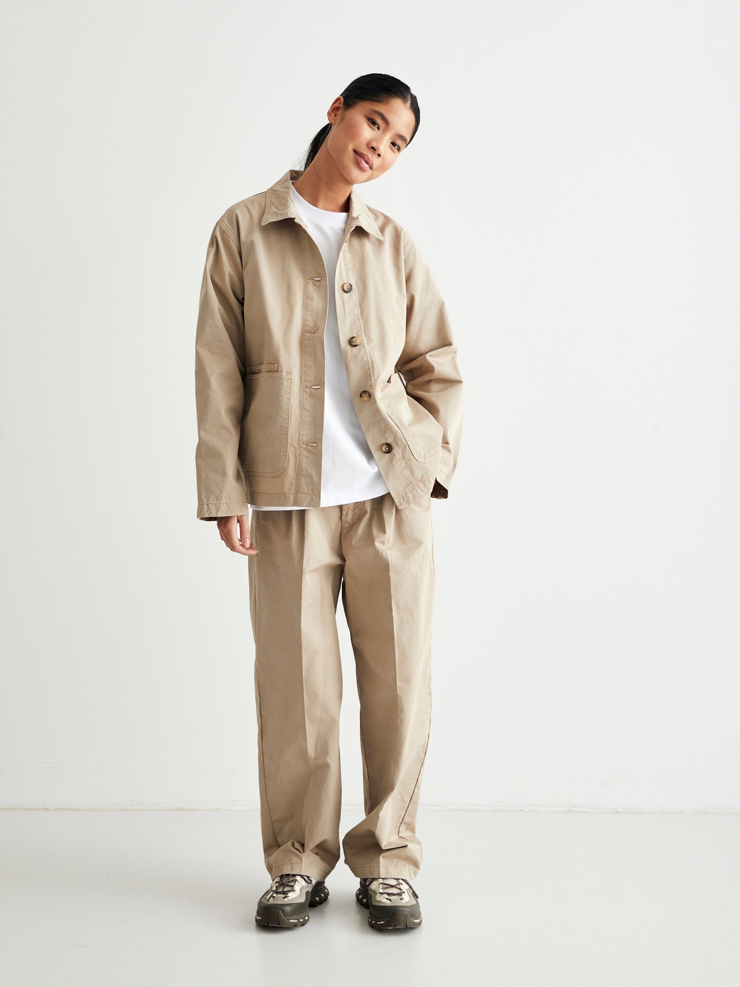 Woodbird Female WBClyde Crust Jacket Jackets Light Sand