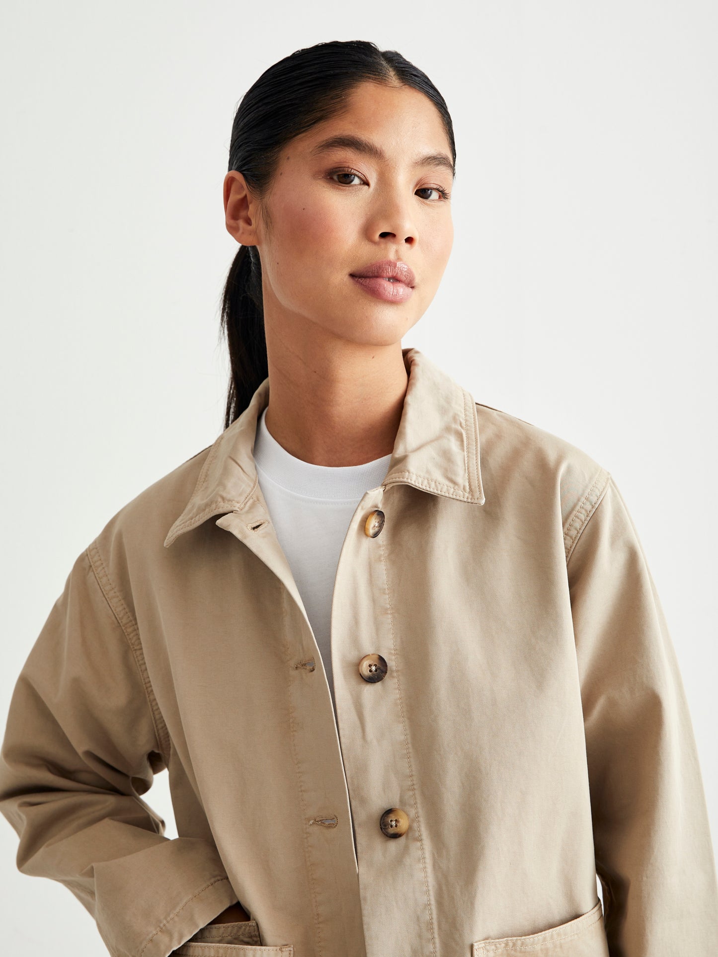 Woodbird Female WBClyde Crust Jacket Jackets Light Sand
