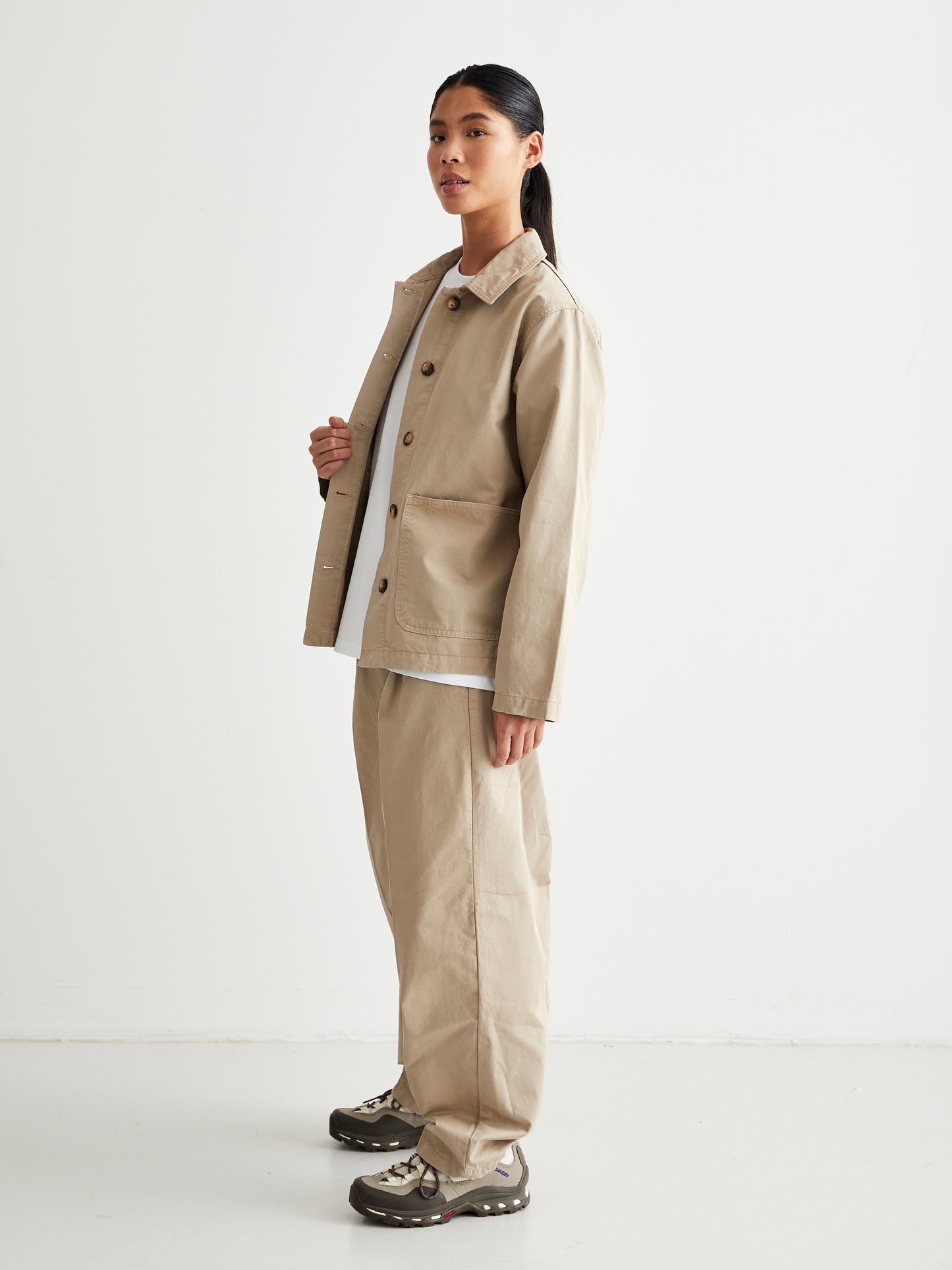 Woodbird Female WBClyde Crust Jacket Jackets Light Sand