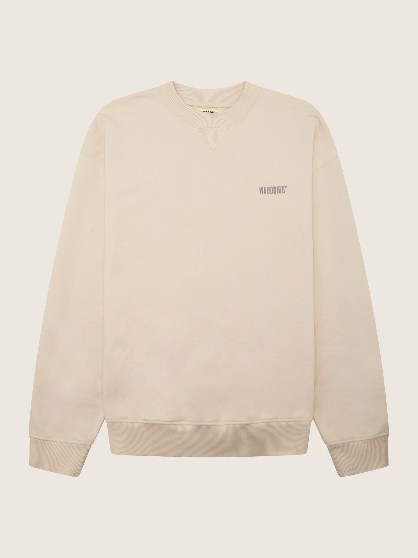 Woodbird Female WBCupe HKDK Crew Sweats Light Sand
