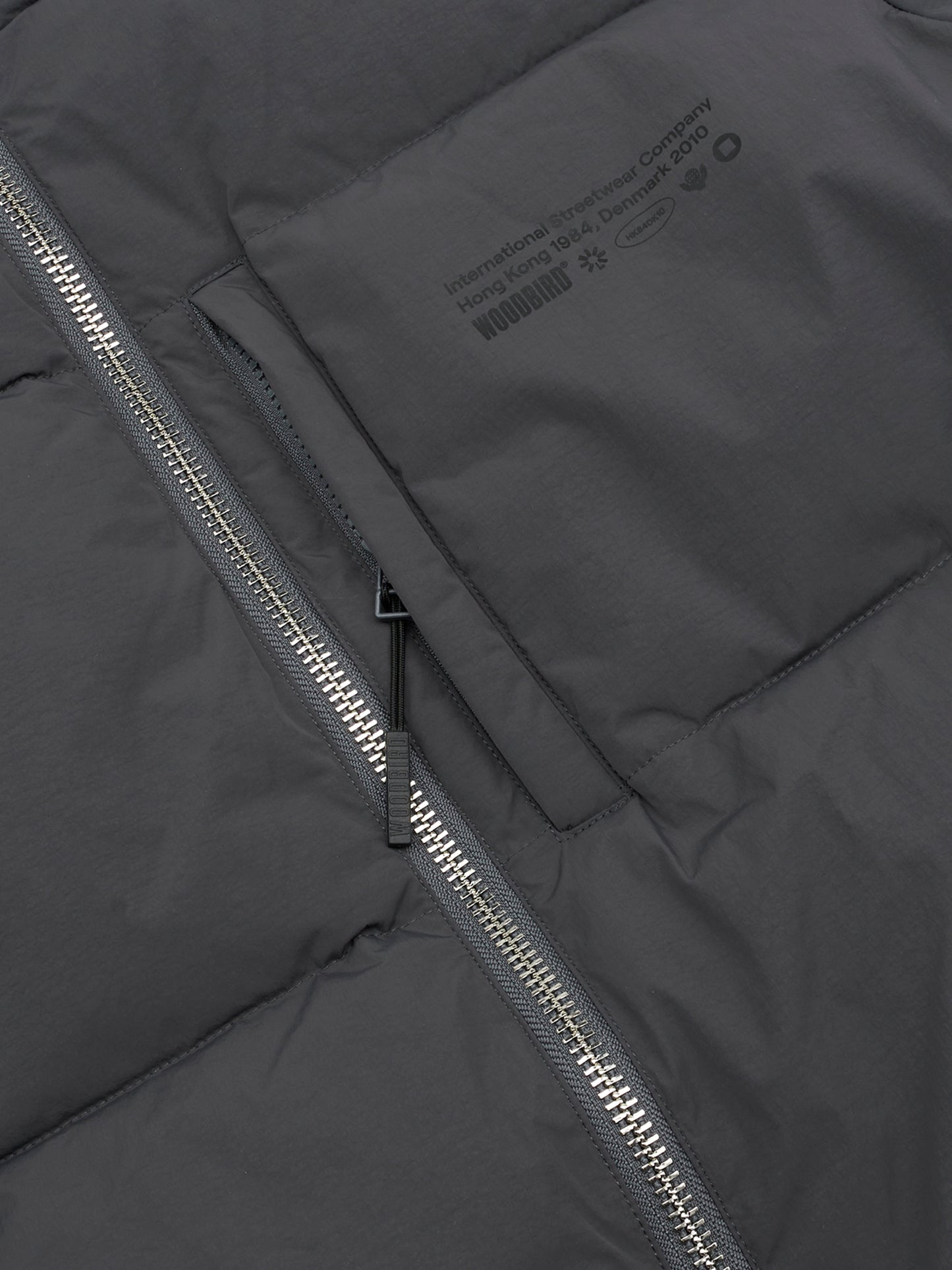 Woodbird WBDapper Puff Jacket Outerwear Antra Grey