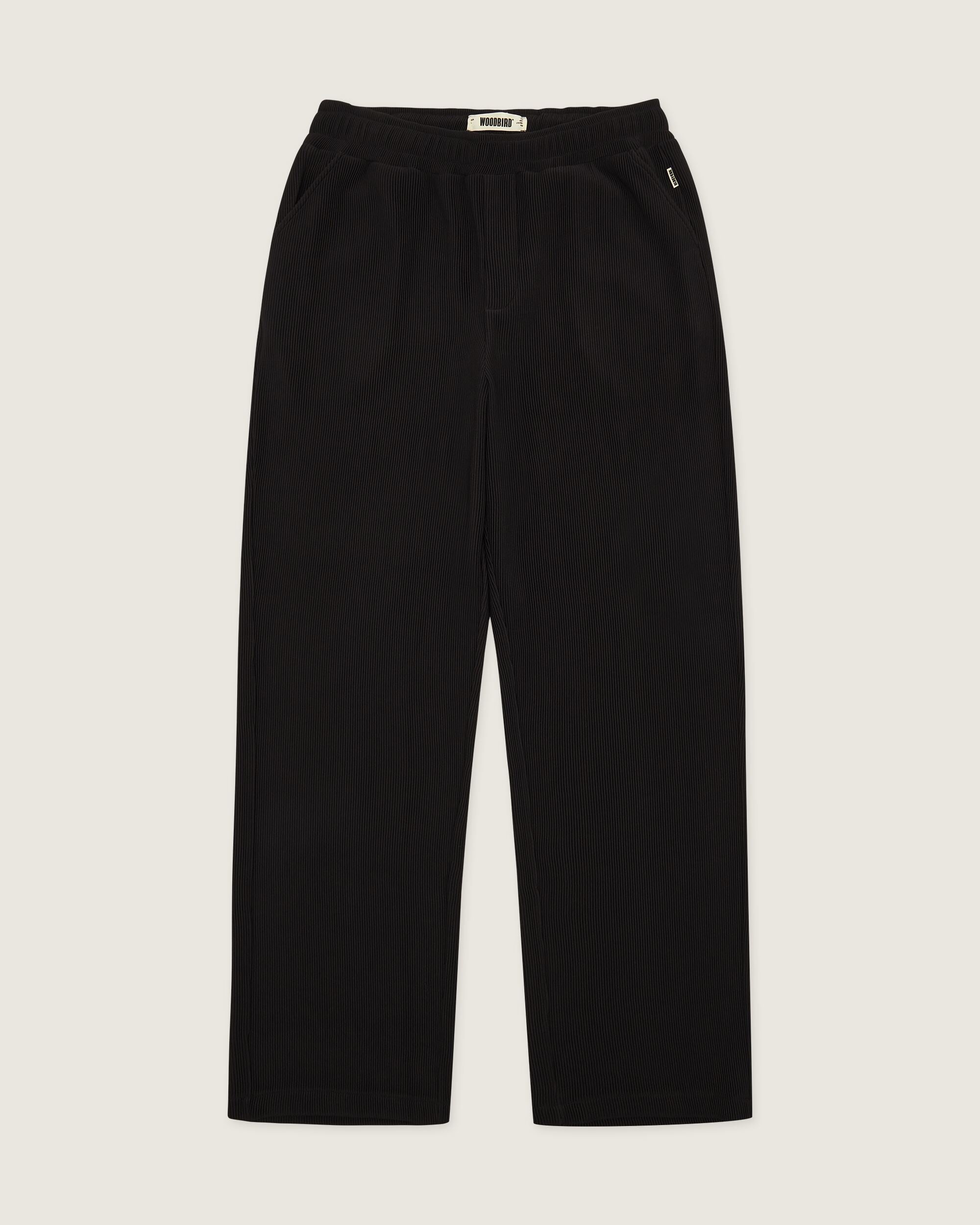 Woodbird WBIvo Plisse Pant Pants Black