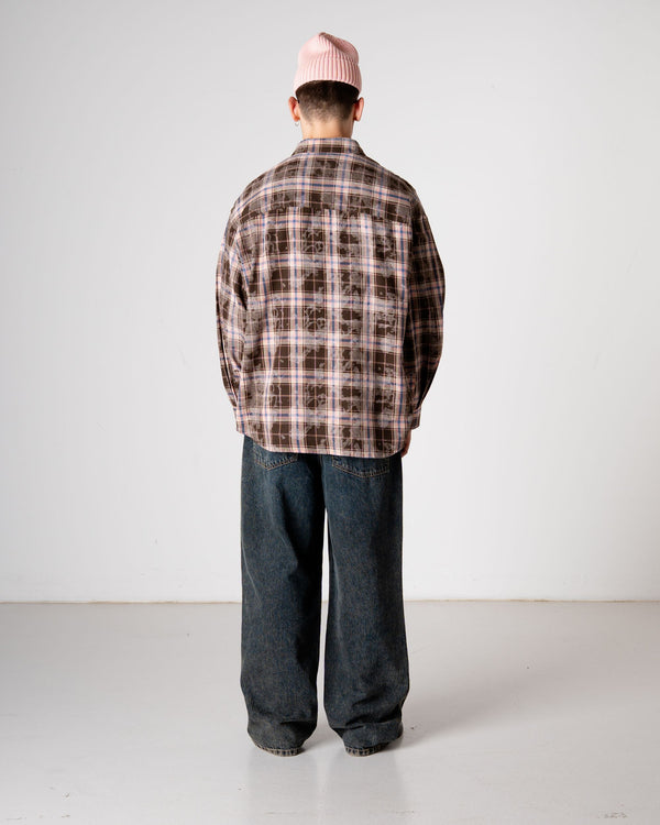 Woodbird WBJong Check Shirt Shirts Brown Check
