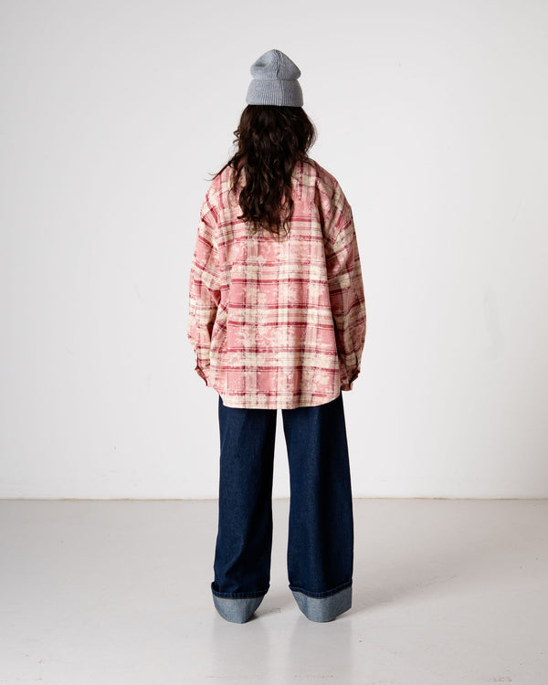 Woodbird WBJong Dull Shirt Shirts Dusty Rose