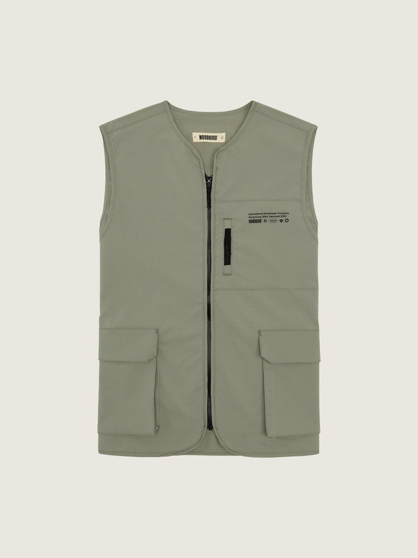 Woodbird WBJoul Rib-Tech vest Vest Dust Green