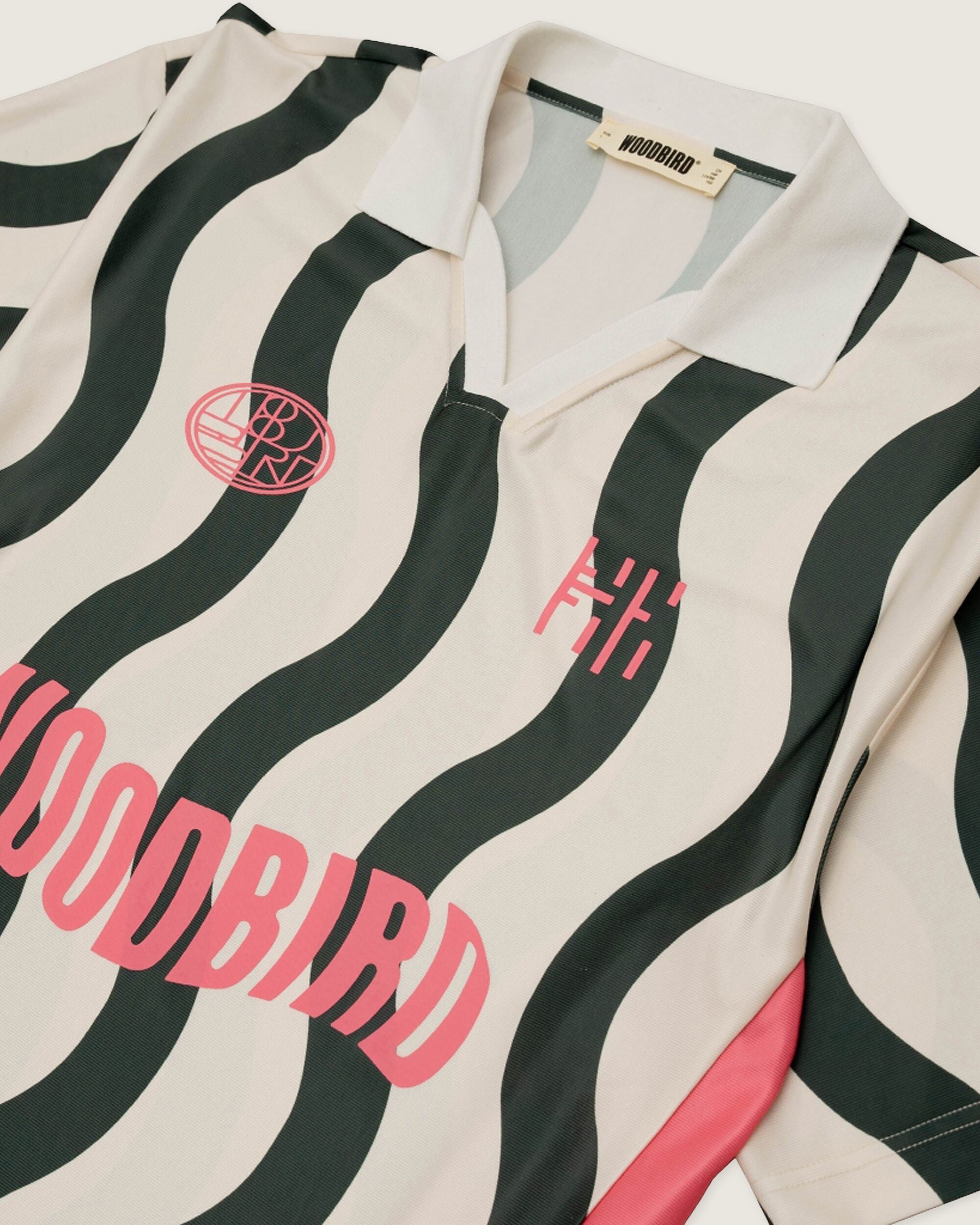 Woodbird WBKai SS Wave Polo T-Shirts Off White