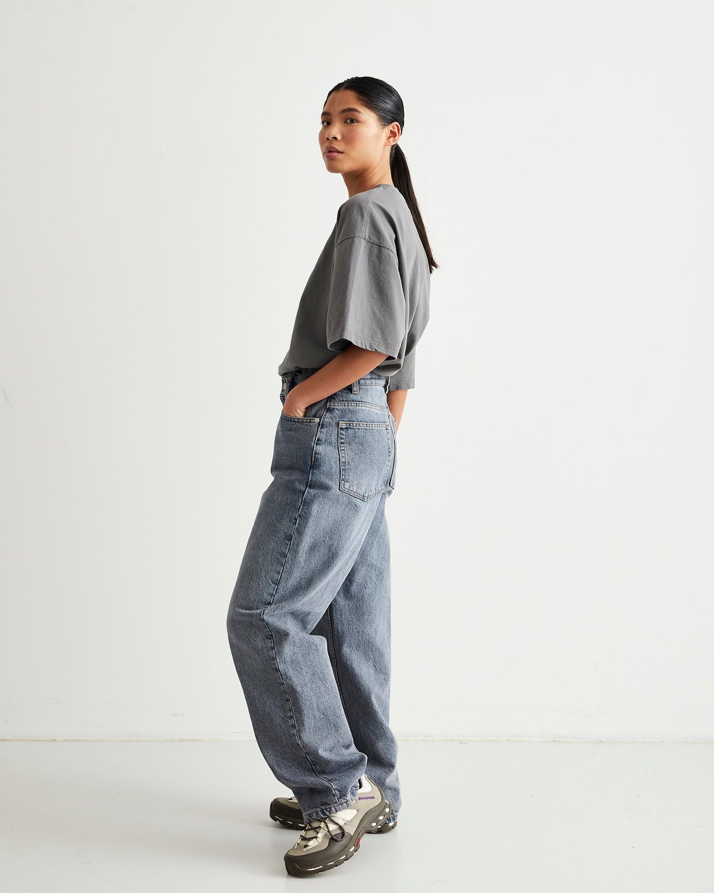Woodbird Female WBKathy Bone Jeans Jeans Kold blå