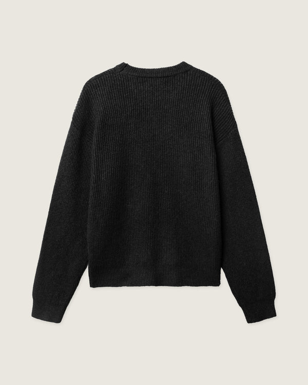 Woodbird WBKurt Fuzzy Knit Knits Black