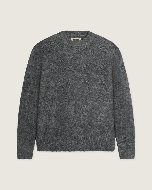 Woodbird WBKurt Loop Crew Knits Asphalt