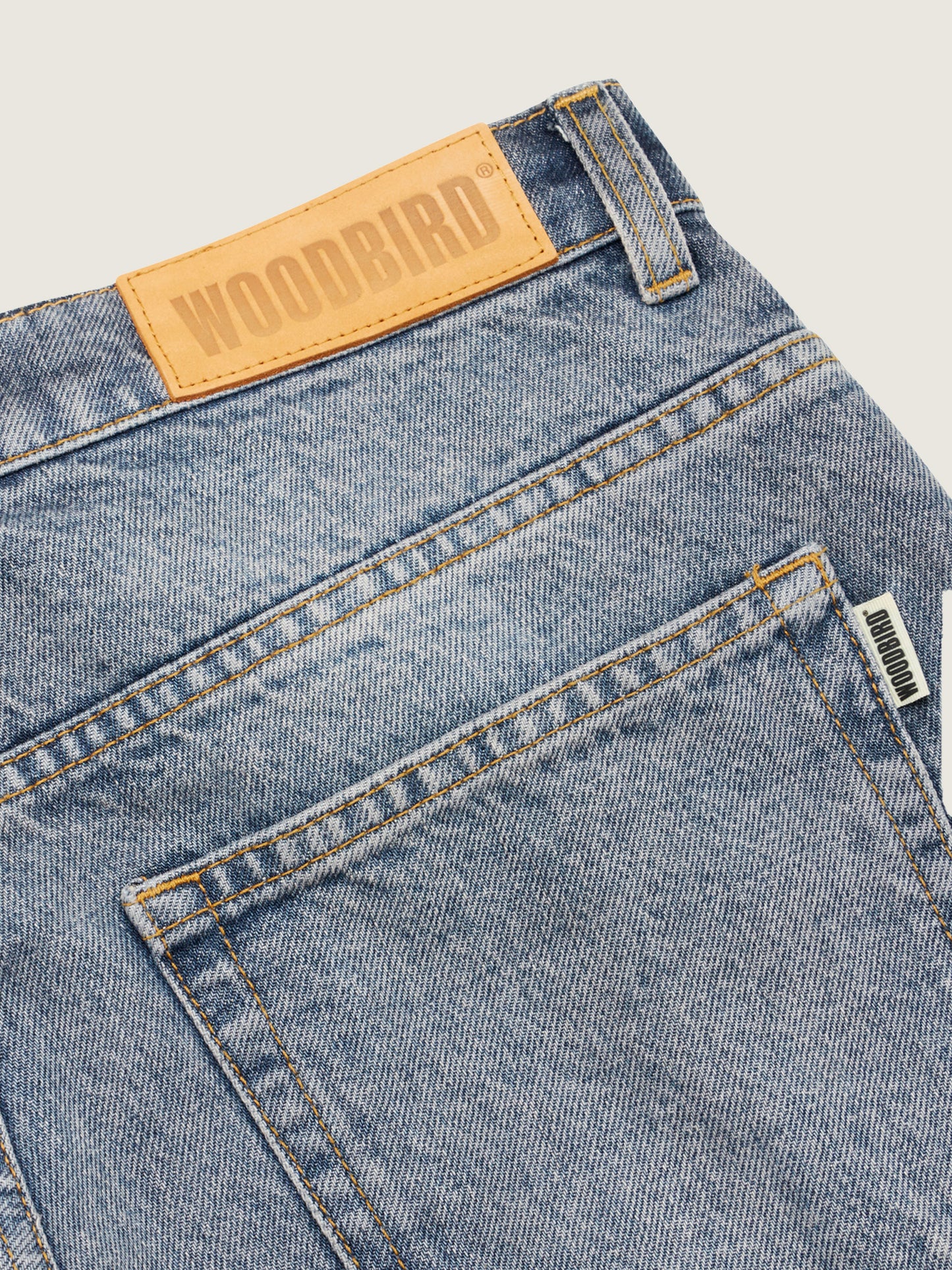 Woodbird WBLeroy Bone Jeans Jeans Grey Blue
