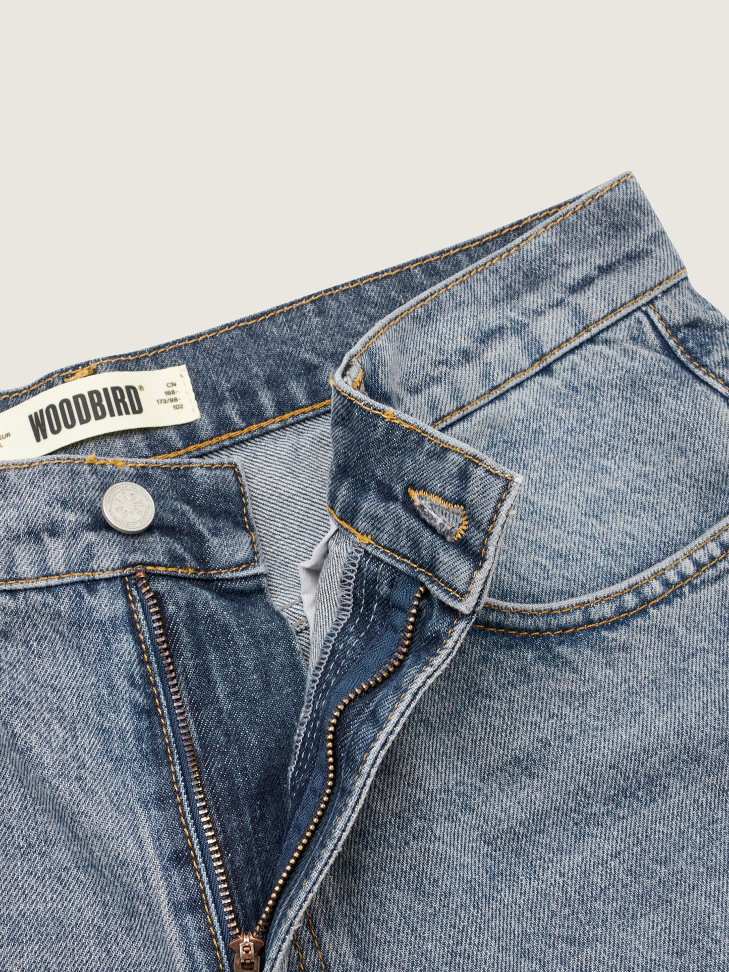 Woodbird WBLeroy Bone Jeans Jeans Grey Blue