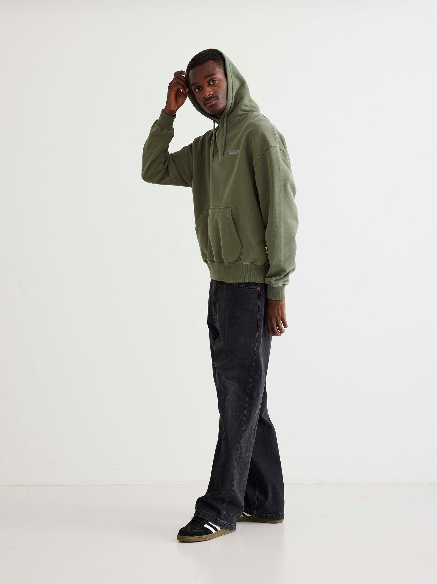 Woodbird WBPope HKDK Hoodie Sweats Army Green