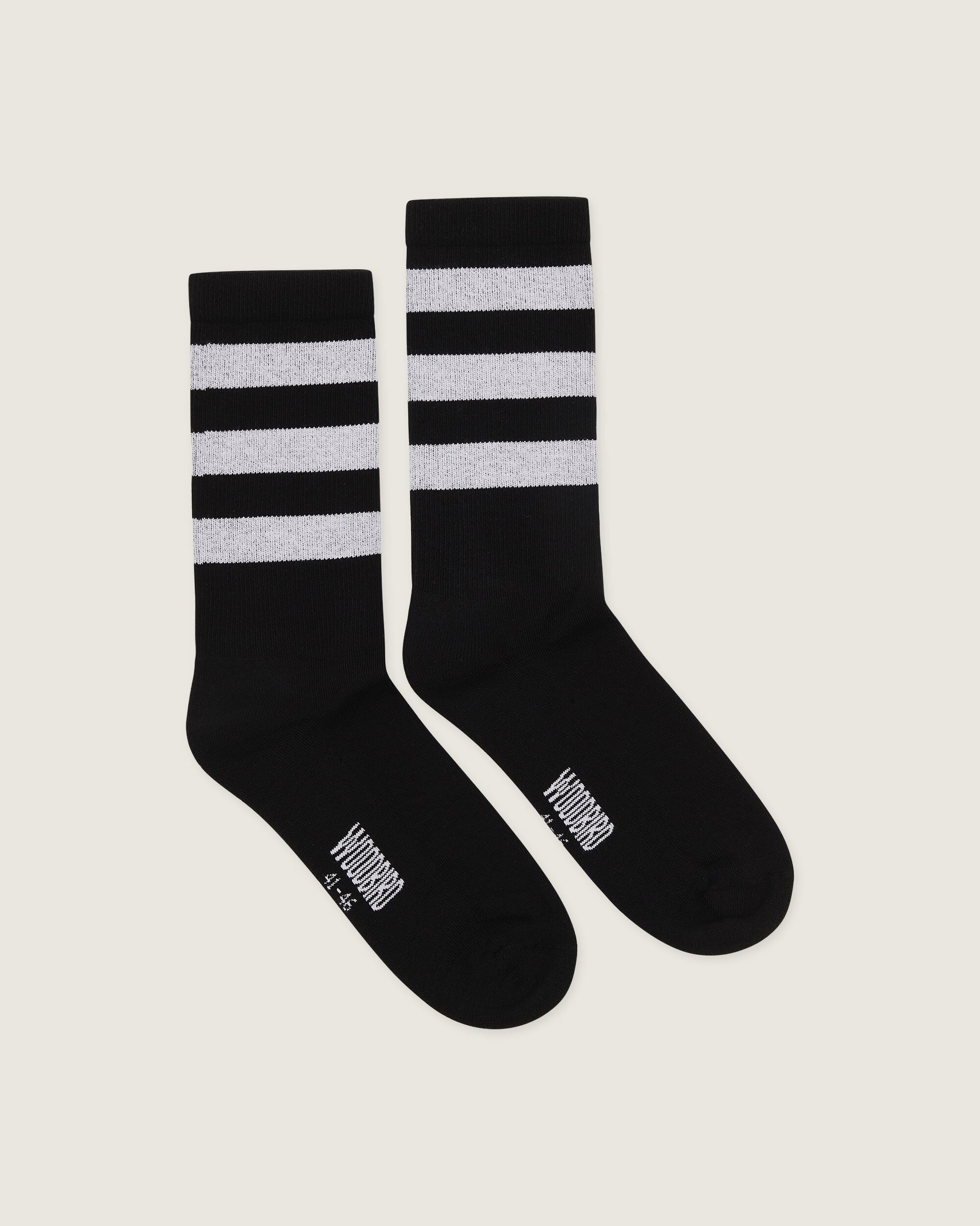 Woodbird WBTennis Socks 2 pack Accessories Black-White