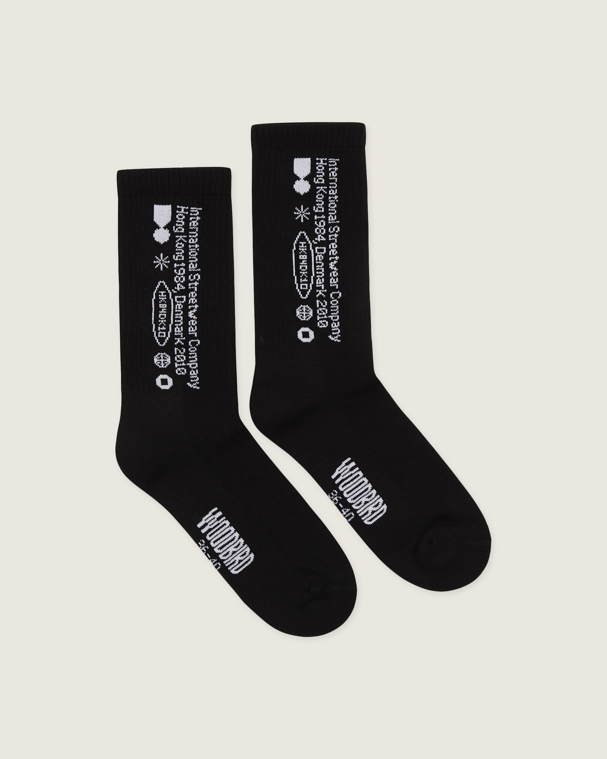 Woodbird WBTennis Tech Socks 2 Pack Accessories Black