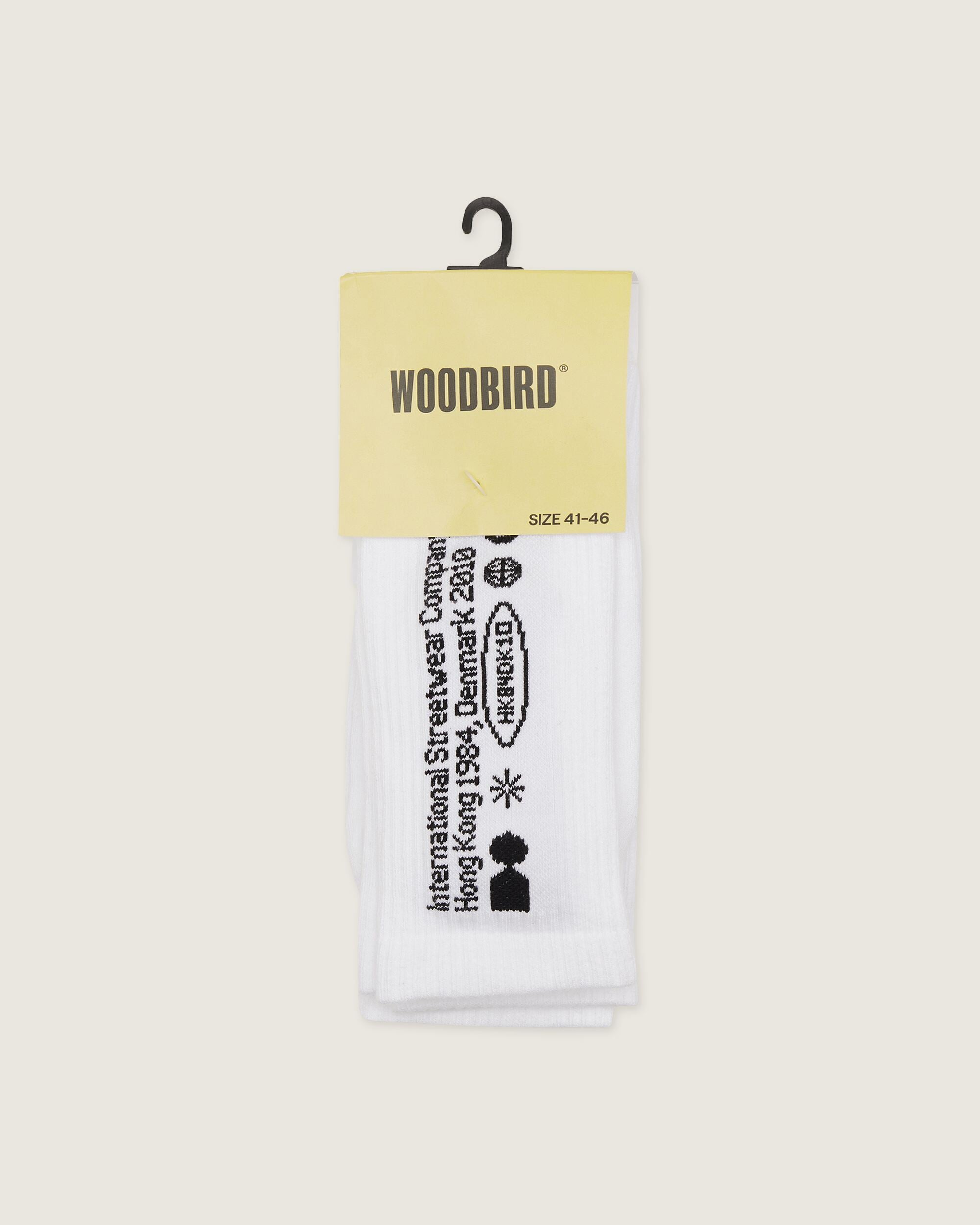 Woodbird WBTennis Tech Socks 2 Pack Accessories White