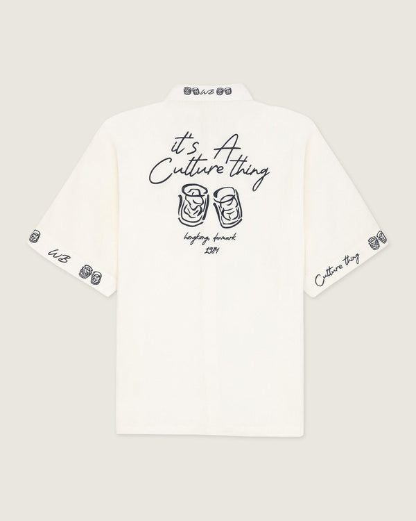 Woodbird WBWang Embroid Shirt Shirts Off White