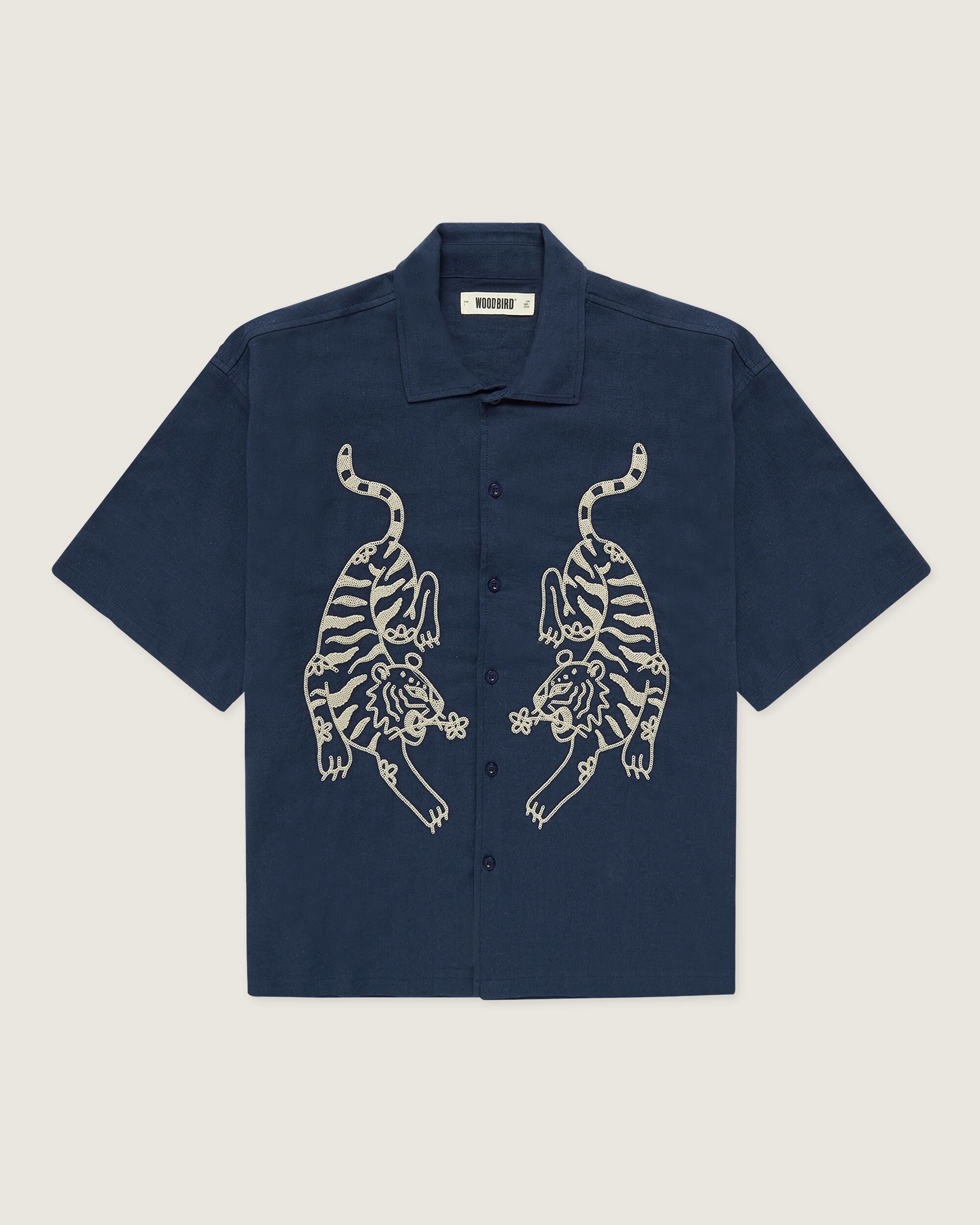 【NAMACHEKO】2019AW FRINGE SHIRT シャツ ネイビー NAMACHEKO】2019AW FRINGE SHIRT シャツ ネイビー