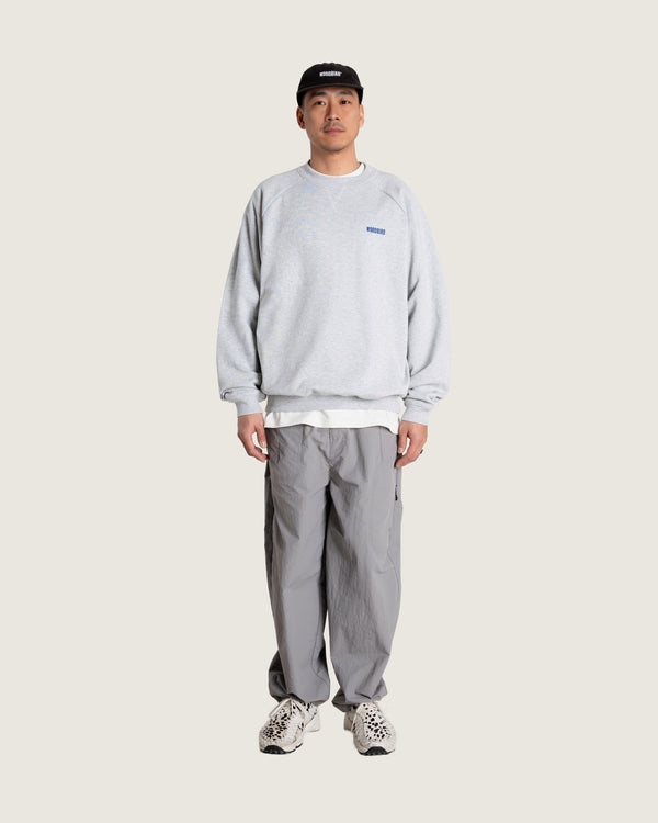 Woodbird WBZhang Hao Crew Sweats Grey Melange