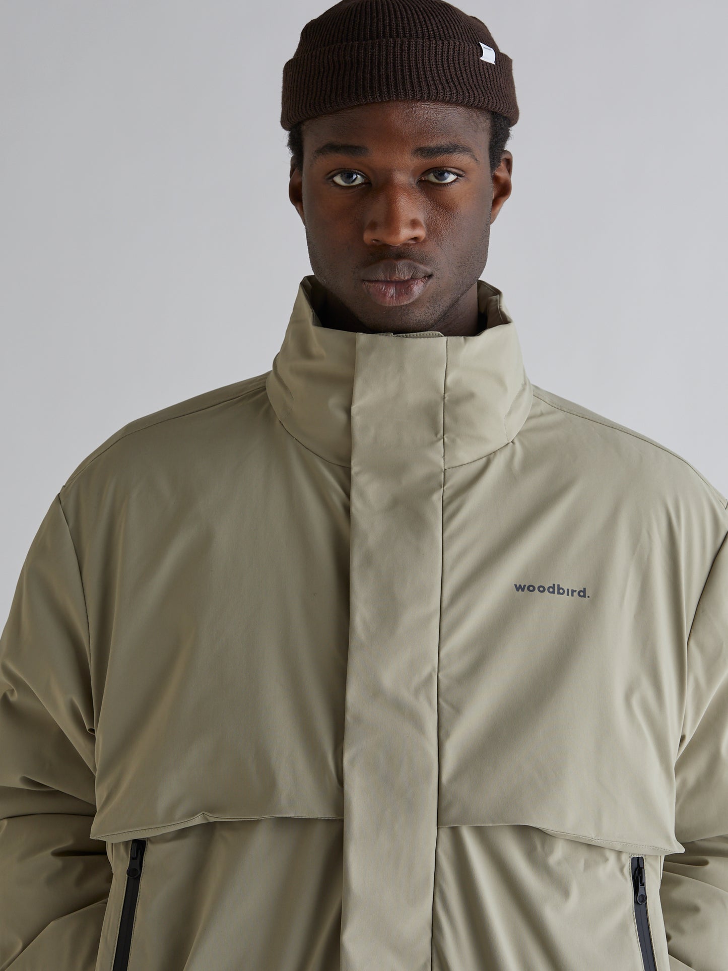 Woodbird Wito Parka Jacket Outerwear Sand