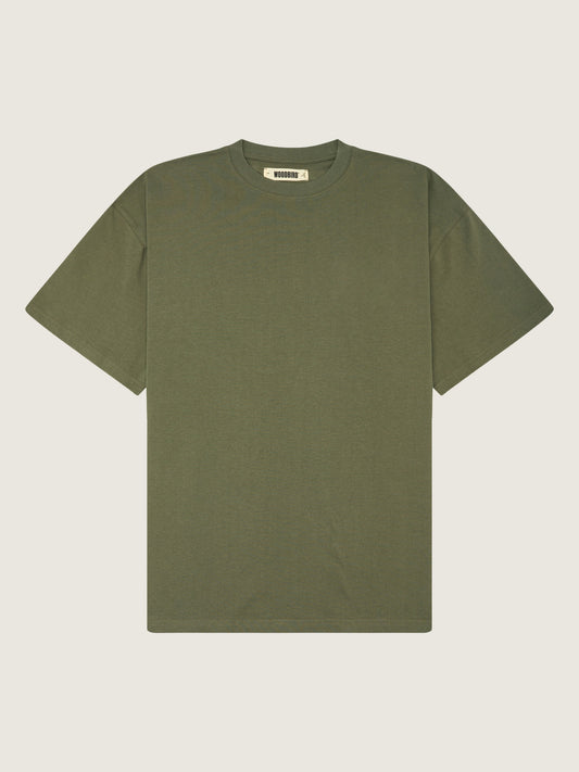 Woodbird WBBaine Base Tee T-Shirts Army Green