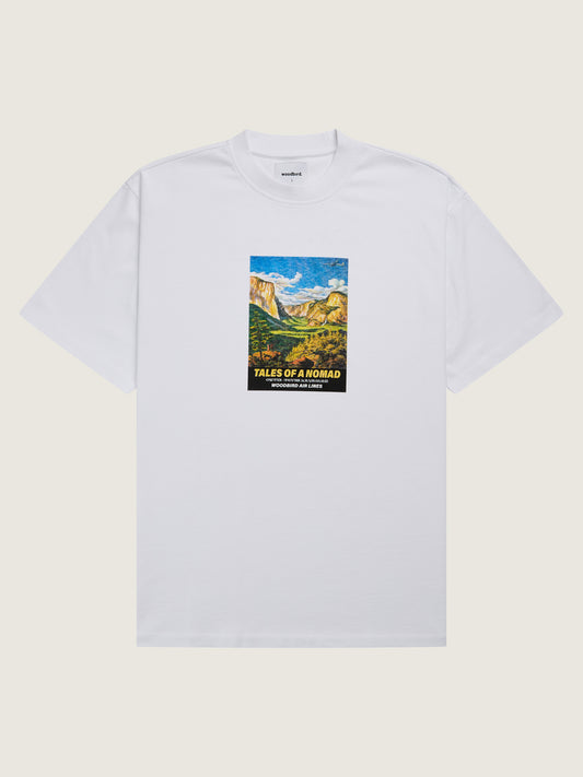 Woodbird Cole Yosemite Tee T-Shirts White