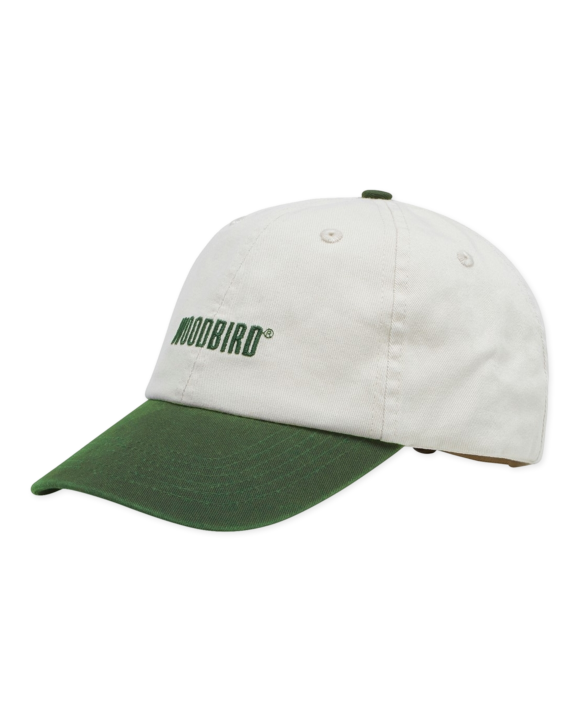 Woodbird Core Twill Cap Accessories Offwhite-Army