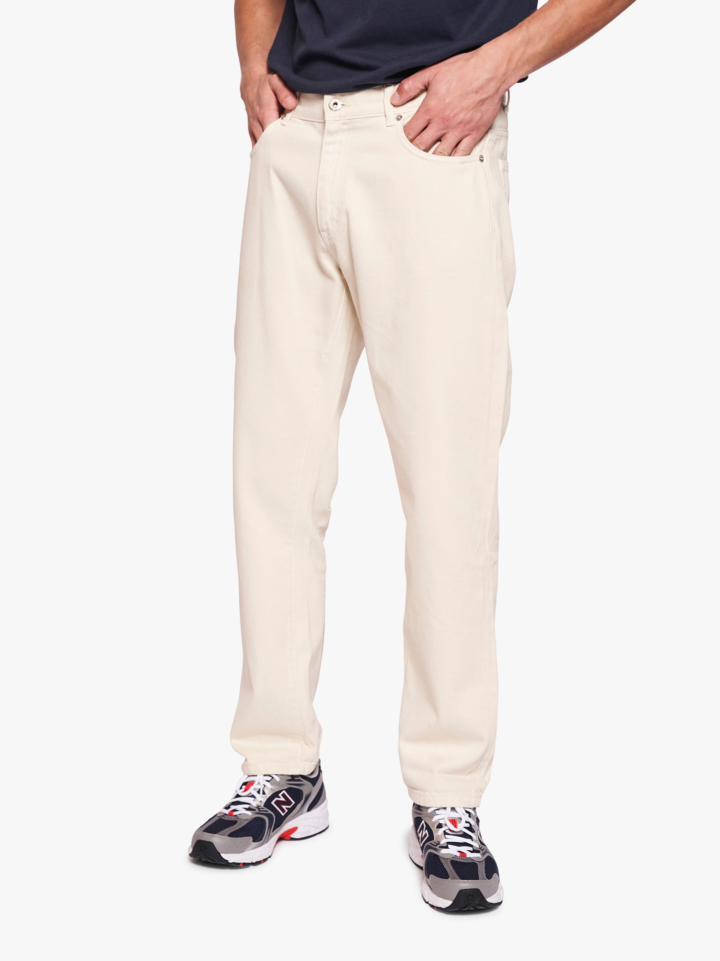 Woodbird  Doc Twill Pants Pants Off White