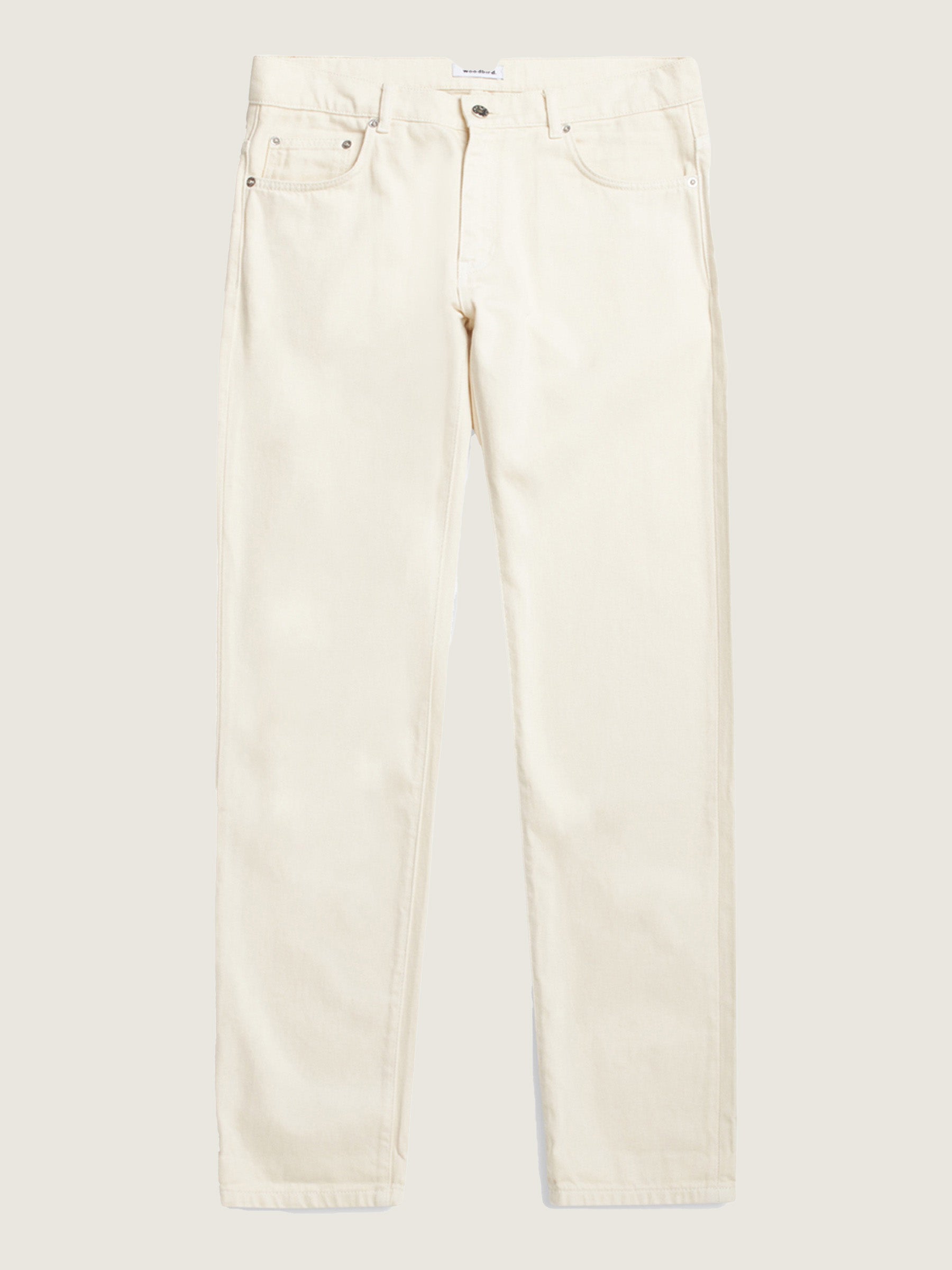 Woodbird  Doc Twill Pants Pants Off White