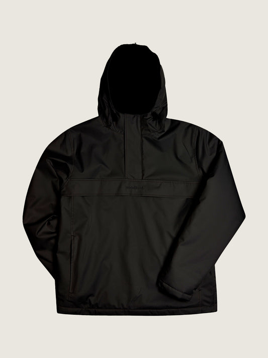 Woodbird Frenzy Anorak Jacket Outerwear Black