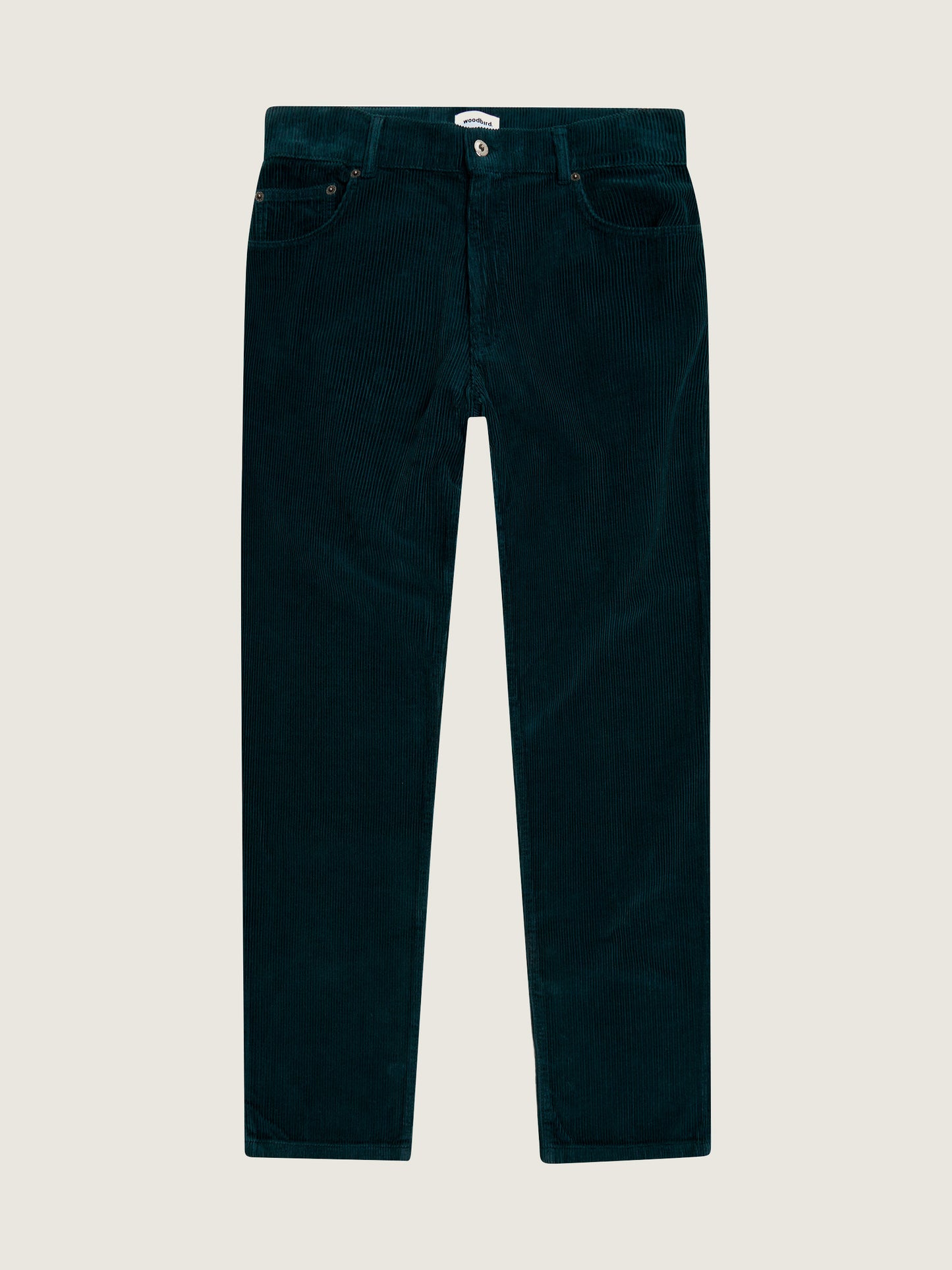 Woodbird Leroy Cord Pants Jeans Granite Green