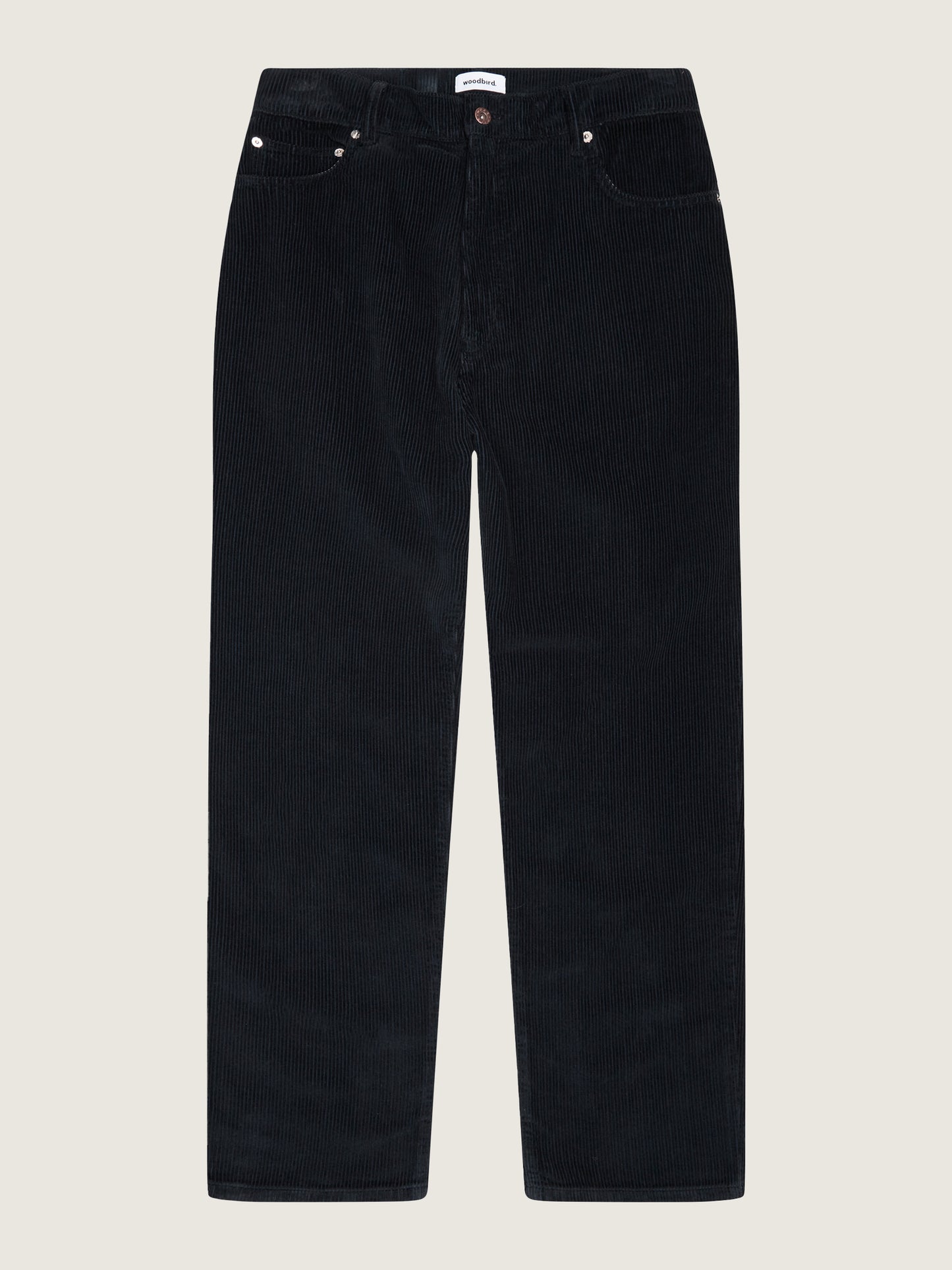 Woodbird Leroy Cord Pants Jeans Dark Navy