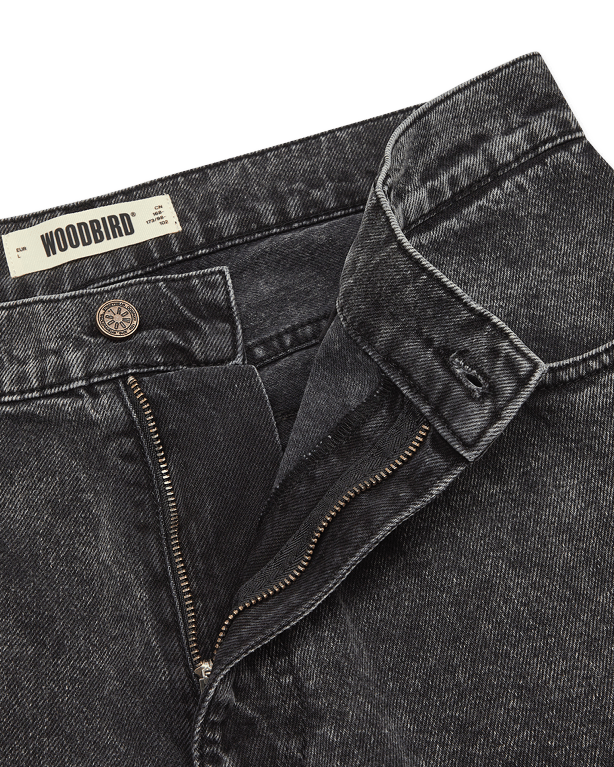 Woodbird Leroy Thun Black Jeans Jeans Dark Grey