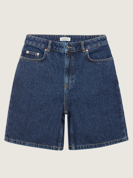 Maggie 90s Rinse Shorts - Blue