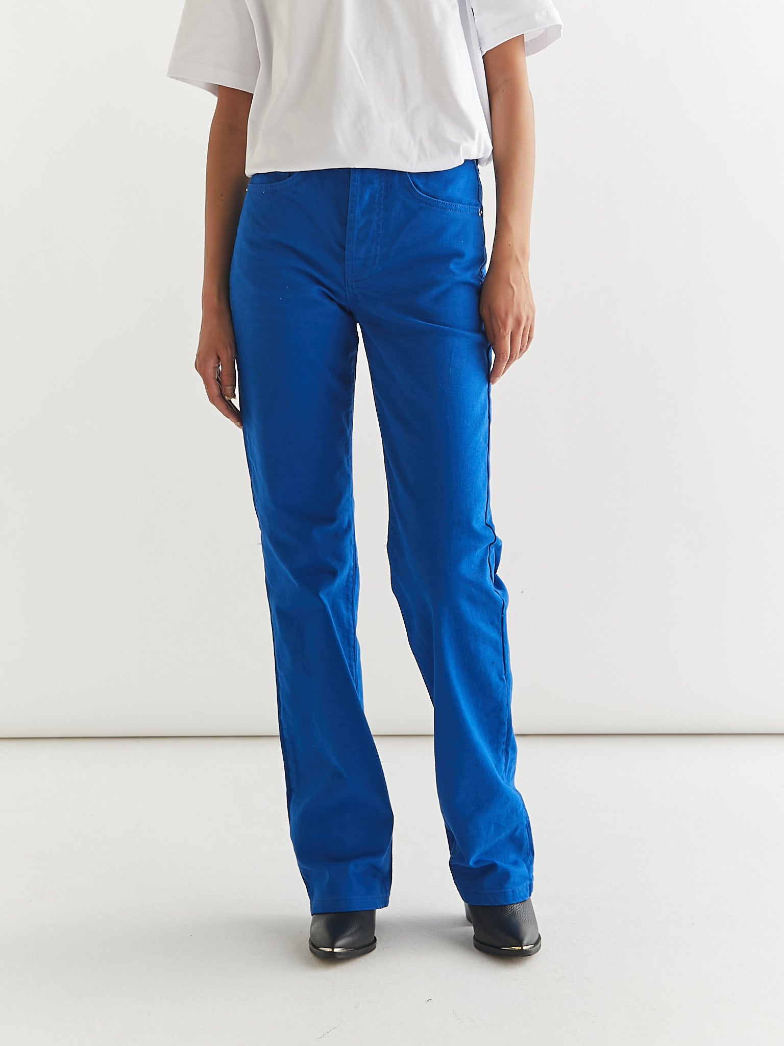 Woodbird Female Maria Color Jeans Jeans Digital Blue