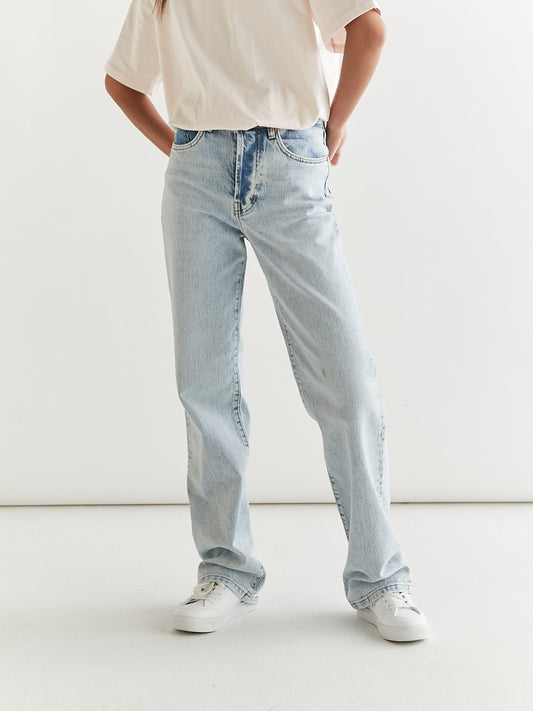 Woodbird Female Maria Train Jeans Jeans Light Blue