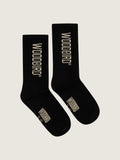 WBTennis Logo Socks 2 Pack - Black