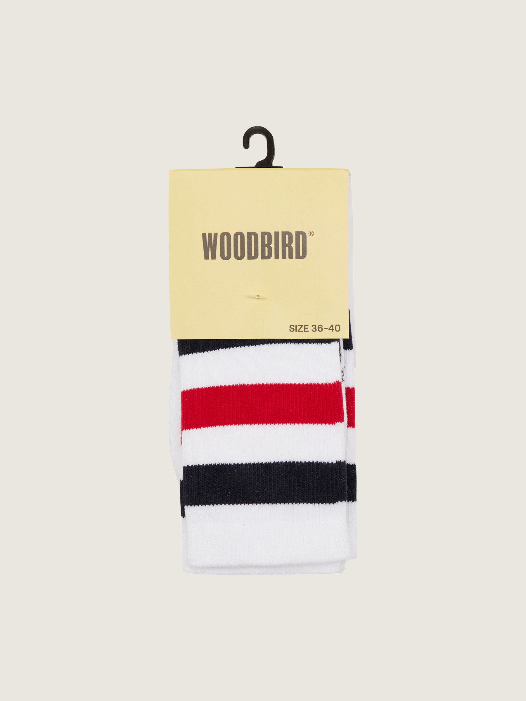 Woodbird WBTennis Socks Accessories White-Navy-Red