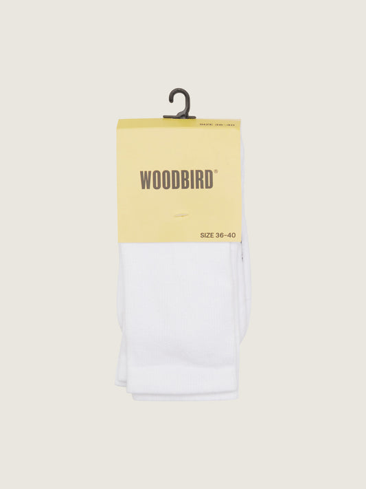 Woodbird WBTennis Socks 2 pack Accessories White