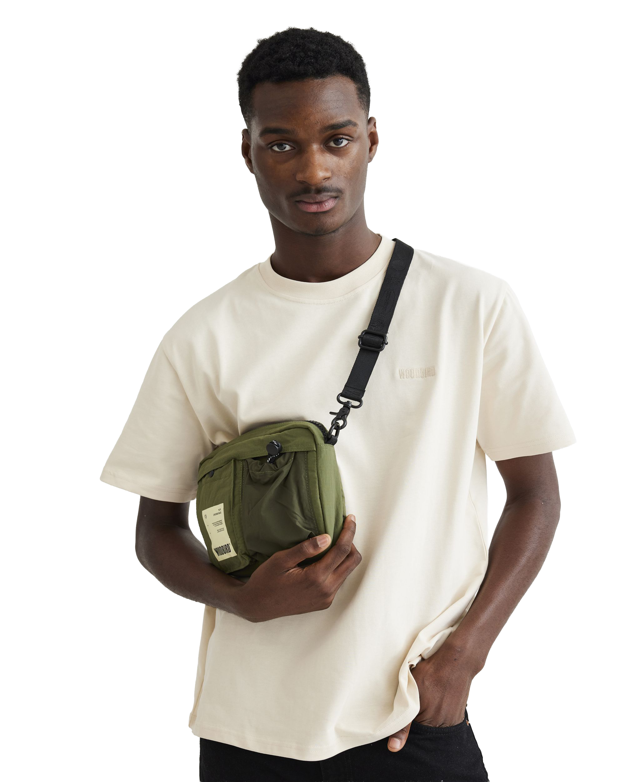 Woodbird Top cross bag Accessories Army Green